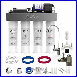 WP2-400GPD 8 Stage UV Alkaline pH+ Drinking Reverse Osmosis Water Filter System