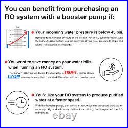 WP2-400GPD 8 Stage UV Alkaline pH+ Drinking Reverse Osmosis Water Filter System