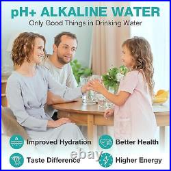 WP2-400GPD 8 Stage UV Alkaline pH+ Drinking Reverse Osmosis Water Filter System