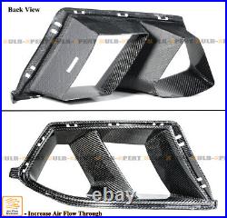 Wet Carbon Fiber Front Bumper Air Duct Replacement For 2021-24 Bmw G80 G82 M3 M4