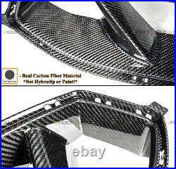 Wet Carbon Fiber Front Bumper Air Duct Replacement For 2021-24 Bmw G80 G82 M3 M4