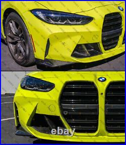 Wet Carbon Fiber Front Bumper Air Duct Replacement For 2021-24 Bmw G80 G82 M3 M4