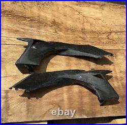 YAMAHA YFZ 450 04 13 AIR SCOOPS SIDE PANELS Real 100% Carbon Fiber